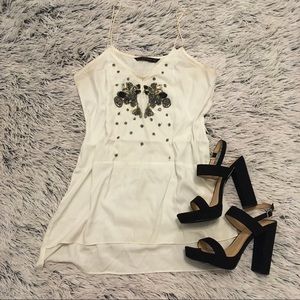 🦚 Beaded Zara Tank/Tunic